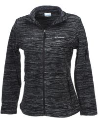 Columbia Fast trek black strata l femmes Polaire en Noir