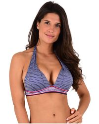 Haut De Maillot Cynetic Triangle Femmes En Maillots Bain Bleu L5j4AR