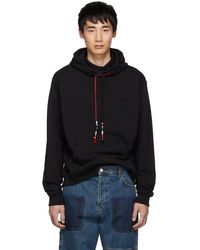 Noir Beaded Lyst Capuche Pull Jw Drawstring Anderson A vxOwRII8n