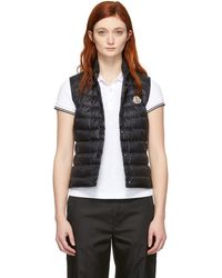 Moncler Veste en duvet noire Liane