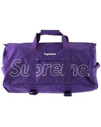 supreme purple duffle bag