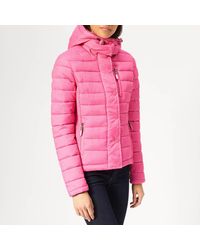 Superdry Fuji Slim Double Zip Jacket - Pink