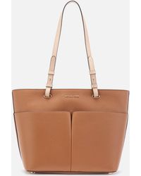 michael michael kors bedford medium top zip pocket tote