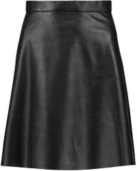 Lyst - Bebe Double Slit Side Maxi Skirt in Green