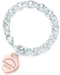 Tiffany Co Multi Heart Tag Bracelet Lyst Tiffany Co Heart Tag Bracelet Lyst