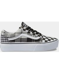 vans white checkerboard old skool
