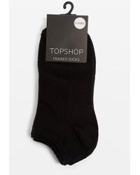 TOPSHOP 3 Pack Trainer Socks - Black