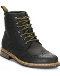 barbour belsay boots black