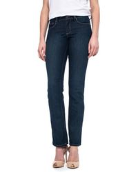 NYDJ Jeans Marilyn Denim a gamba dritta - Blu