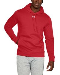 red under armour hoodie mens