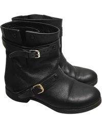 chloe biker boots
