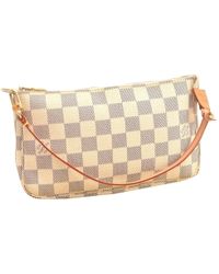 Louis Vuitton - Pochette Accessoire White Cloth Clutch Bag - Lyst