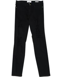 FRAME Skinny Jeans - Schwarz