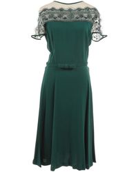 Valentino Midi Kleid - Grün