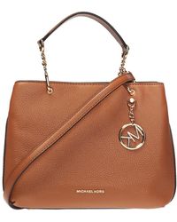 michael michael kors lillie large pebbled leather shoulder bag