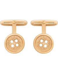 Dunhill Cornelian Button Cuff Links in Red for Men - Lyst