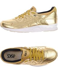 asics gold sneakers