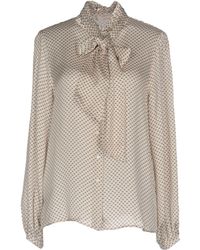 Lyst - Stefanel Blouse in Gray