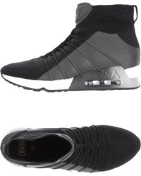 ash black high top sneakers