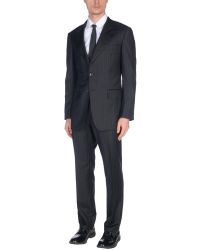 Lyst - Gucci Brera Bold Stripe Suit in Gray for Men