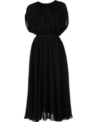 Lyst - Valentino Sleeveless Dress in Black