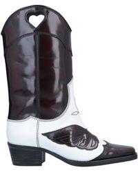 ganni midcalf boots