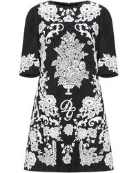 Dolce & Gabbana Kurzes Kleid - Schwarz