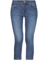 Burberry Denim Capris - Blue
