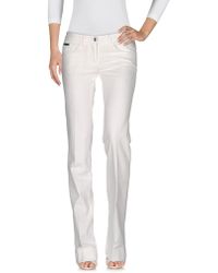 Lyst - Dolce & Gabbana Denim Trousers in White