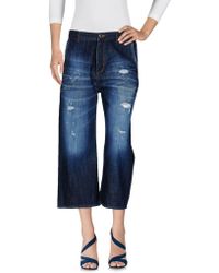 Twin Set Denim Capris - Blue