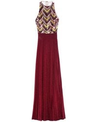 elisabetta franchi abito lungo bordeaux