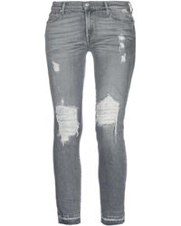 7 For All Mankind Pantalon en jean - Gris