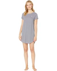 Lauren by Ralph Lauren Roll Cuff Sleepshirt - Blue
