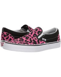 vans leopard rose