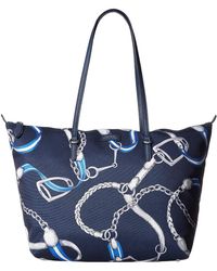 ralph lauren navy tote bag