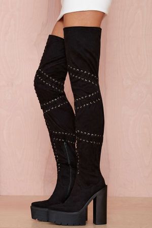 Reach New Heights: Thigh High Boots-image-2