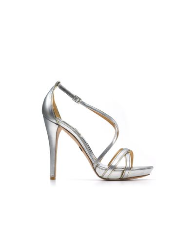badgley mischka rose gold sandals