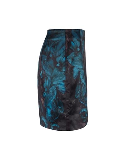 Lyst - Allsaints Opium Skirt in Blue