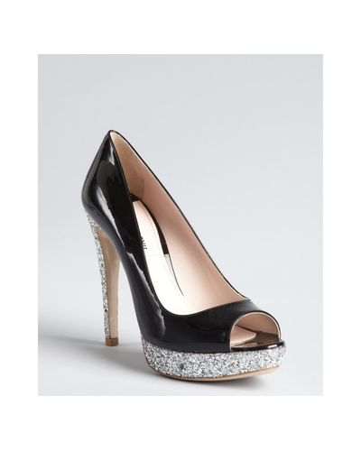black sparkly pumps uk