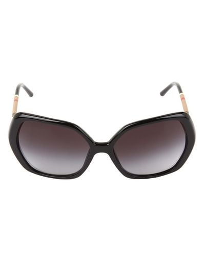 Lyst - Burberry Black SUnglasses in Black