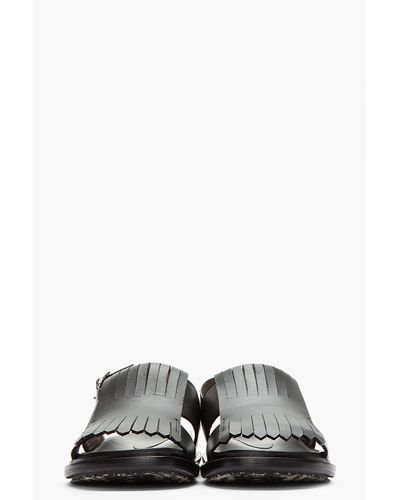 marni fringed fussbett sandals