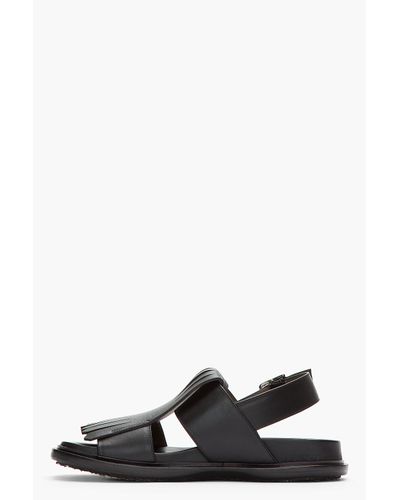 marni fringed fussbett sandals