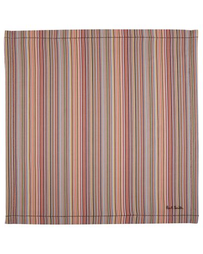 Lyst - Paul Smith Multicolour Stripe Cotton Handkerchief for Men