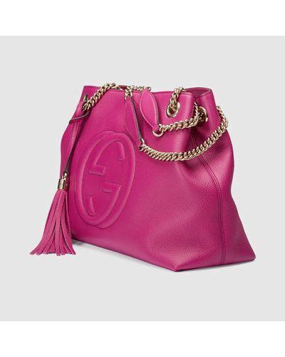 gucci purple soho bag