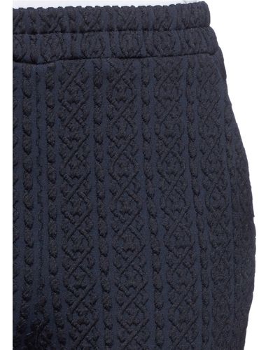 cable knit sweatpants