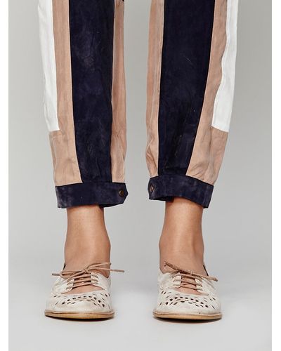 brogue ballet flats