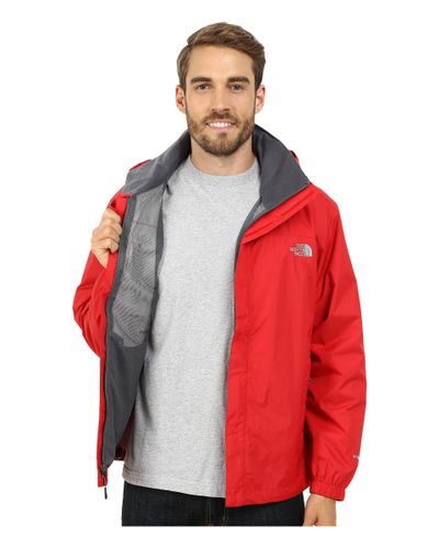 Lyst - The North Face Resolve Jacket in Red for Men