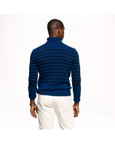 Lyst - J.Crew Wallace & Barnes Indigo Turtleneck Sweater in Blue for Men