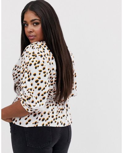 river island print blouse