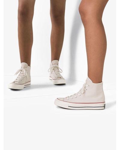 low cut white chucks